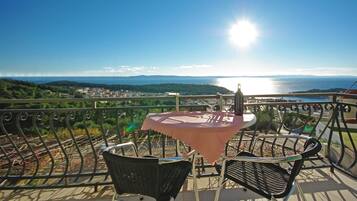 Family Apartment, 2 Double Beds, Ocean View | Balcony view