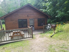 BBQ/picnic Area - Old Stoney's Resort - Bass Cabin (Woodruff)