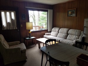 Cabin, 1 Double Bed with Sofa bed, Kitchen | Living area
