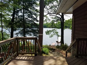 客房, 多张床, 壁炉 | 露台