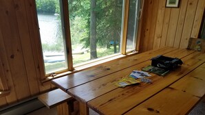Room, Multiple Beds, Fireplace - Timberlane Lodge - Musky Upper (Woodruff)