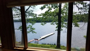 Room, Multiple Beds, Fireplace - Timberlane Lodge - Musky Upper (Woodruff)