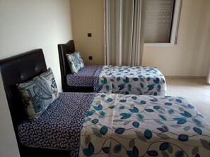 2 chambres, draps fournis