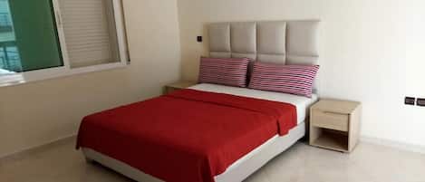 2 bedrooms, bed sheets