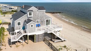 Exterior - Oceanfront three bedroom home- breathtaking views of Nantucket Sound (Dennis Port)