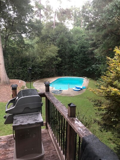 Great Home, quiet neighborhood with large pool.