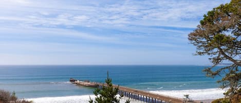 Vlak bij het strand