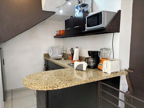 Fridge, microwave, oven, stovetop - Romantic Zone, Altavista, penthous with Big Private Pool and Sun Deck (Puerto Vallarta)
