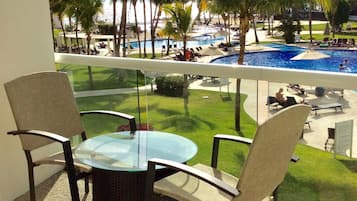 Condo, 1 habitación, vista a la playa | Balcón
