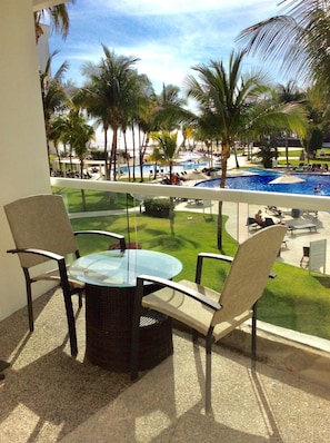 Apartment, 1 Schlafzimmer, Strandblick | Balkon