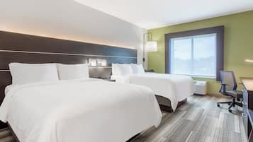 Standard Room, 2 Queen Beds | Desk, blackout drapes, iron/ironing board, WiFi (free)