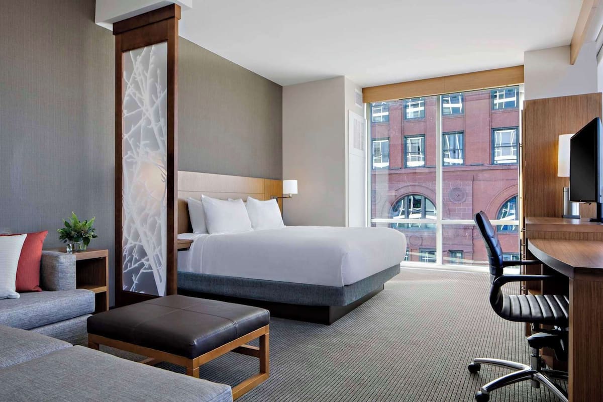 In-room safe, desk, blackout curtains, iron/ironing board