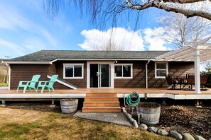 Exterior - Charming home w/ great deck, patio & views overlooking Roses Lake (Manson)