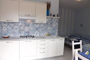 Fridge, microwave, coffee/tea maker, electric kettle