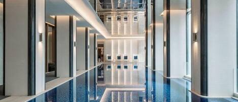 Indoor pool, outdoor pool