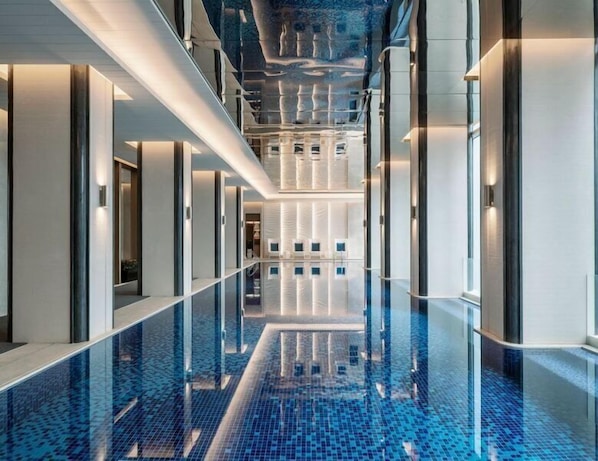 Indoor pool, outdoor pool