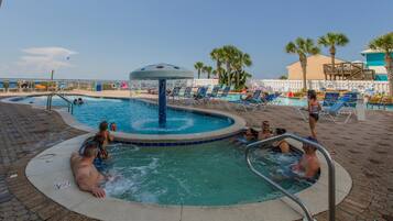 Indoor pool, outdoor pool