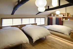 3 bedrooms, premium bedding, down duvets, individually decorated