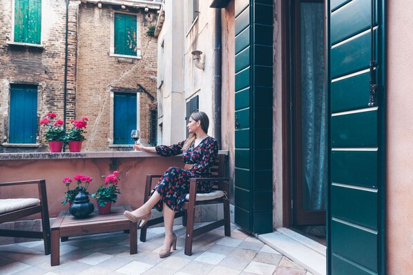 Exclusive Double or Twin Room, Terrace | Terrace/patio - Bianca Cappello House (Venice)
