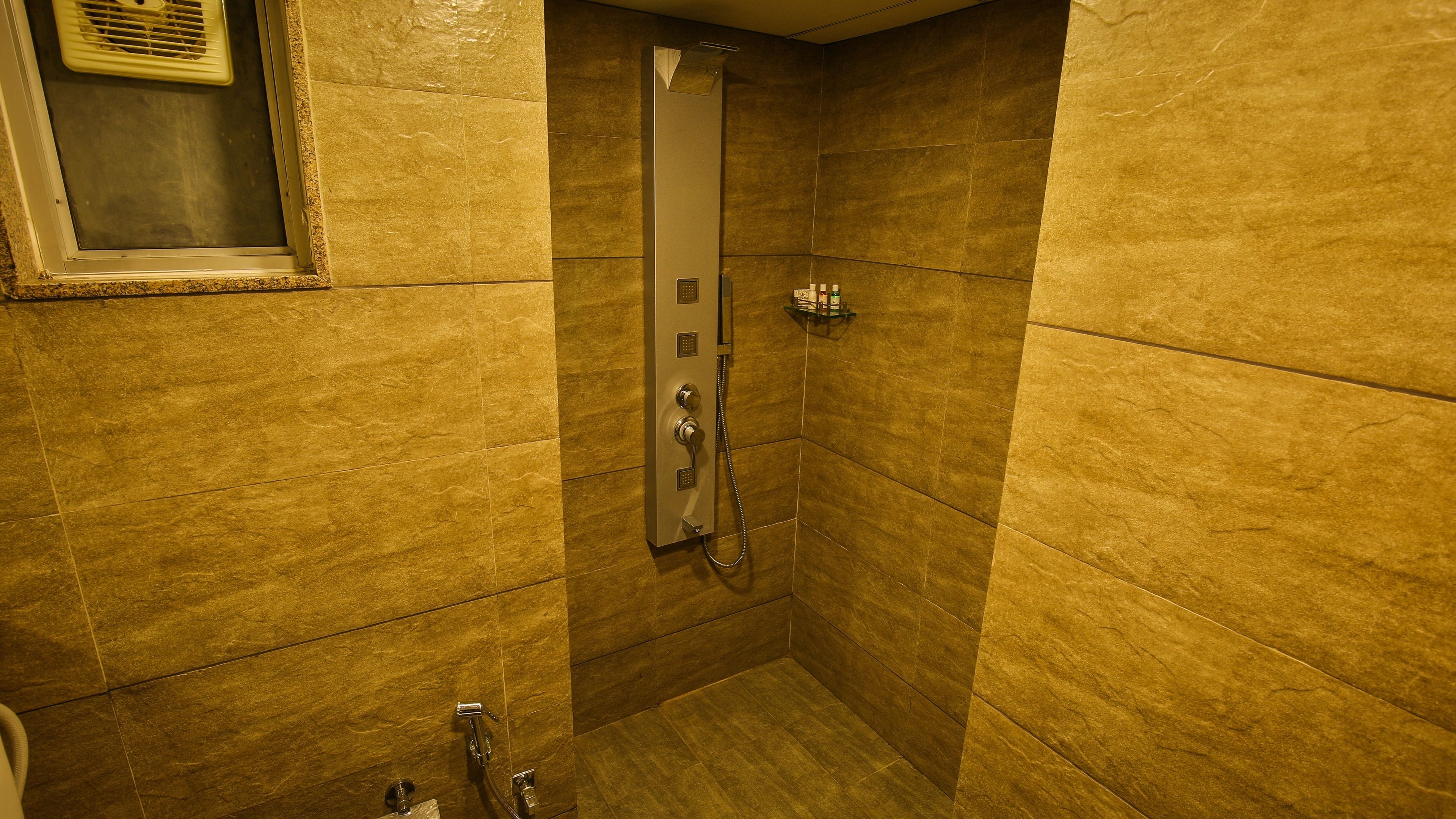 deluxe room | bathroom shower