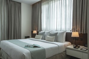 Suite, 2 Bedrooms (Min 3 Nights Stay) | In-room safe, desk, laptop workspace, blackout drapes - Residence 26 (Yangon)