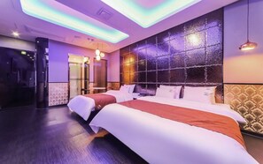 Chambre Deluxe avec lits jumeaux, bain à remous