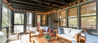 Wonderfall Cottage | Beautiful Home & Carriage House with Waterfall & Dramatic Mountain Views