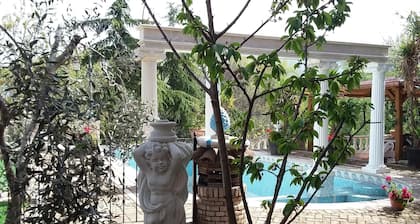 Elegant, well connected with private pool. With views over Tivoli Villa Adriana