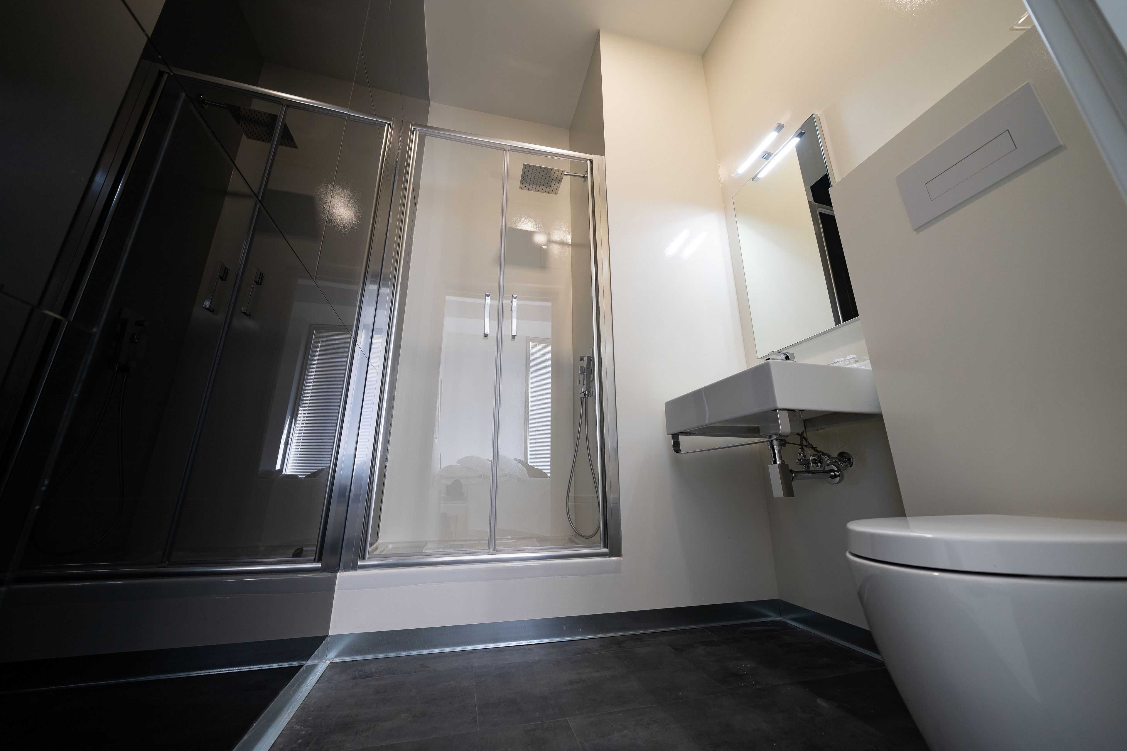 Chambre Double Standard, vue ville | Salle de bain