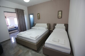 Apartment, 1 Bedroom, Ground Floor | Desk, iron/ironing board, free WiFi, bed sheets - Vila Anhel (Ksamil)