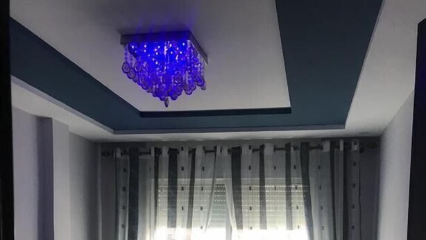 Deluxe Apartment, 3 Bedrooms, Garden View | Living area | 43-inch flat-screen TV with digital channels, Smart TV - Appartement Luxueux à Rabat (Salé)