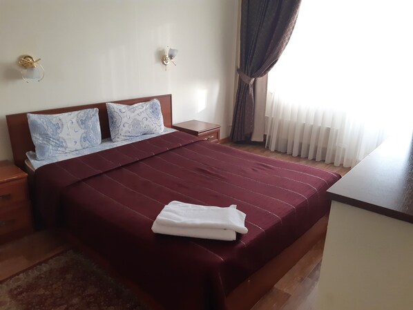 Standard Twin Room | Iron/ironing board, free WiFi, bed sheets - Semetey Hotel (Bishkek)