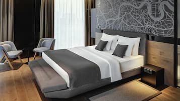 Premium bedding, pillowtop beds, minibar, in-room safe