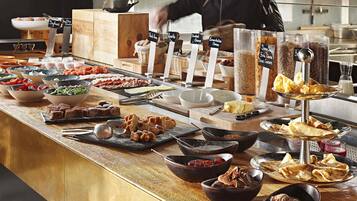 Daily buffet breakfast (EUR 21 per person)