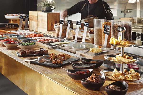 Daily buffet breakfast for a fee