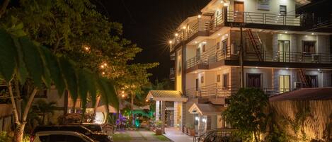 Front of property - evening/night