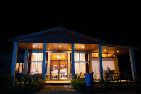 Front of property - evening/night