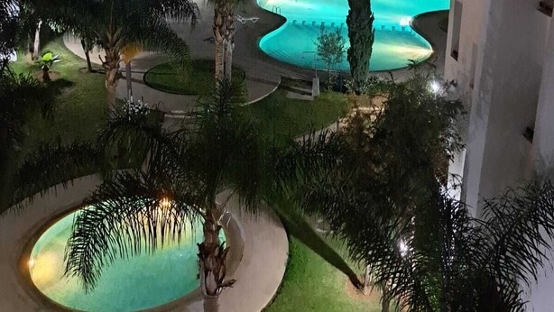 Standard-Apartment, 3 Schlafzimmer, Poolblick (G-94) | Terrasse/Patio