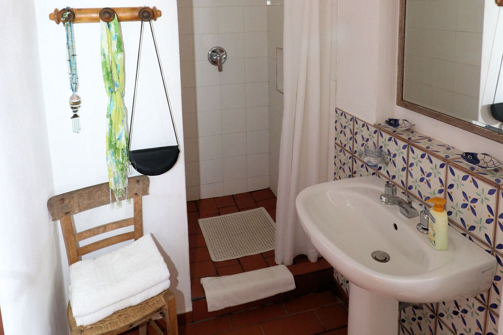 Dusche, Handtücher