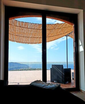 Blick von der Unterkunft