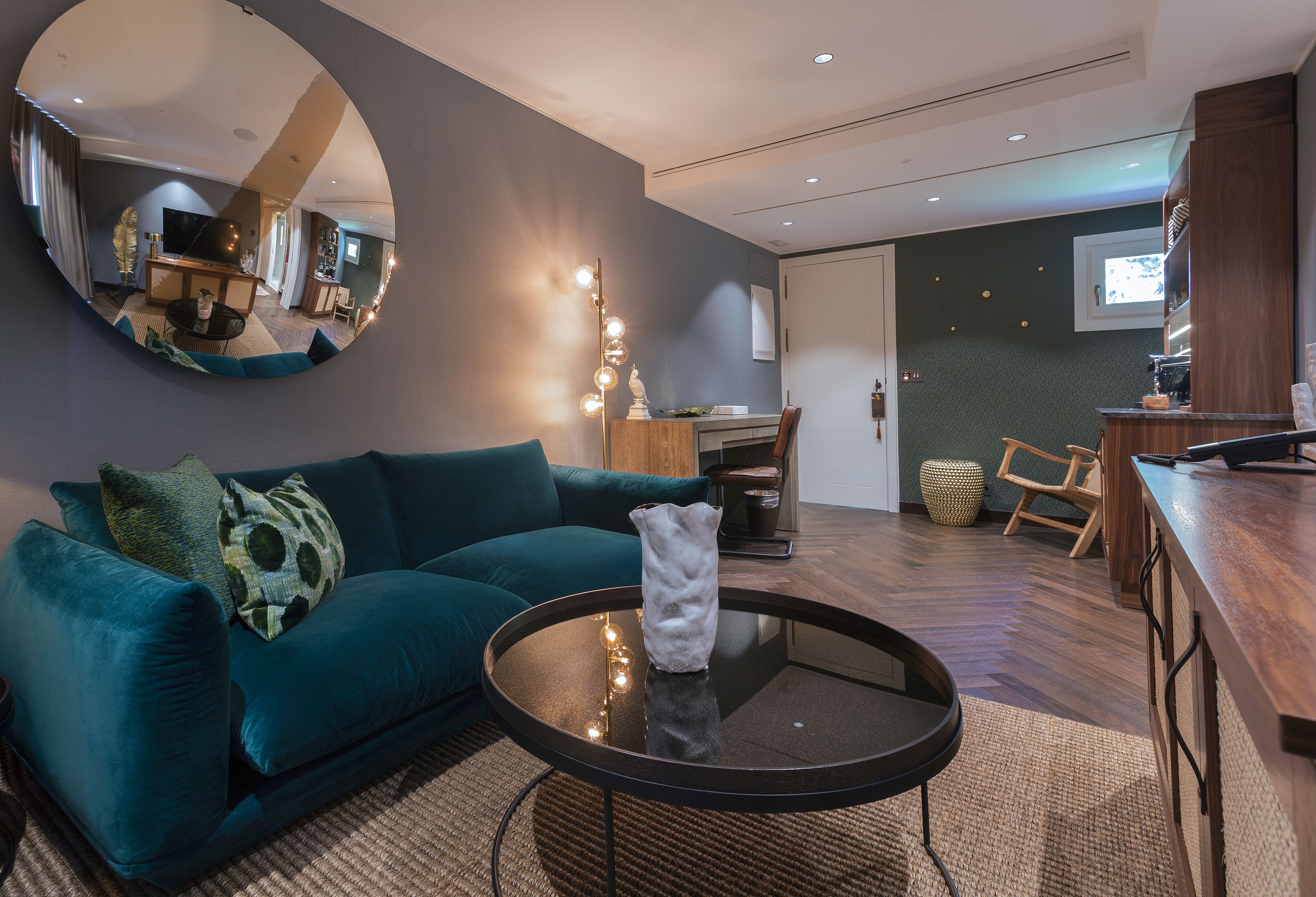 superior bungalow, 1 king bed, terrace | living area | smart tv