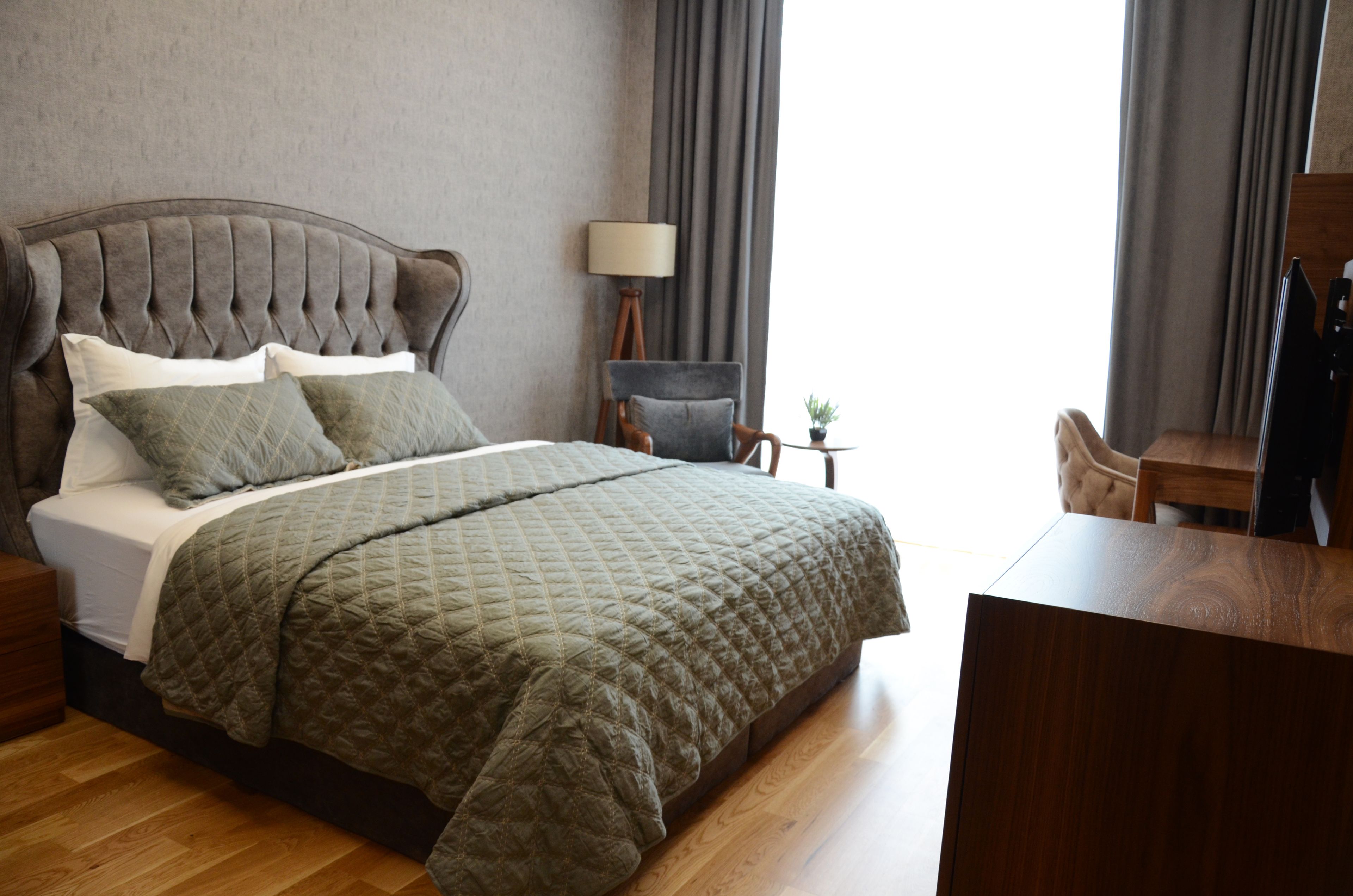deluxe double room | in-room safe, desk, blackout curtains, free wifi