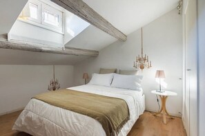 1 quarto, roupa de cama