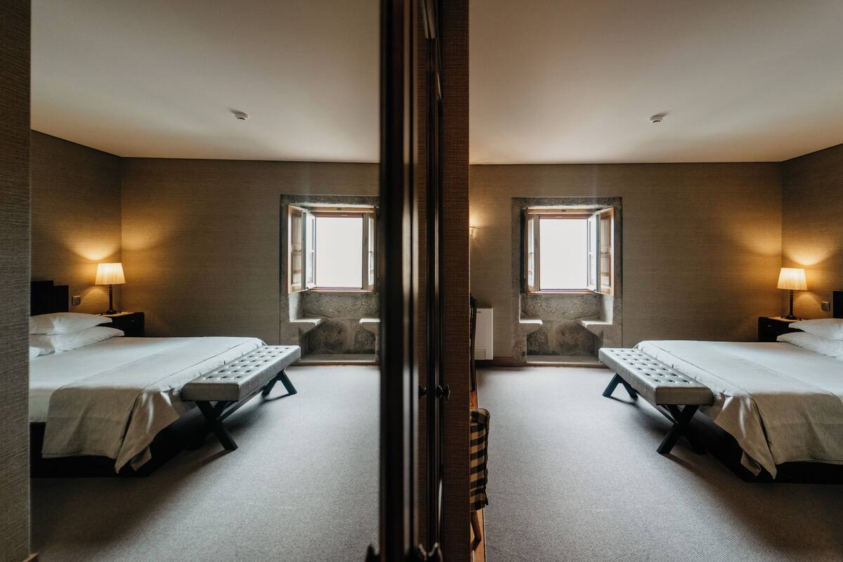 Phòng đôi phong cách cổ điển | Minibar, bàn, màn/rèm cản sáng, phòng cách âm 
