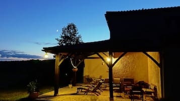 Front of property – evening/night