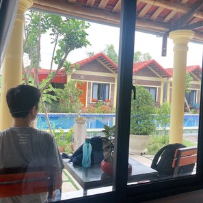 Panoramic Double Room, Non Smoking, Pool View | View from room