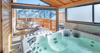 Chalet prestige pour 16 pers. avec SPA, terrasse et WiFi Ă  Pra Loup
