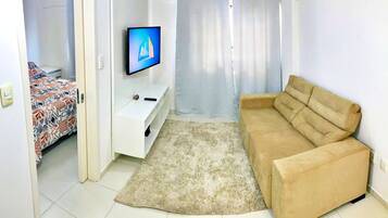 Apartamento | 1 quarto, roupas de cama premium, camas com colchões pillow-top