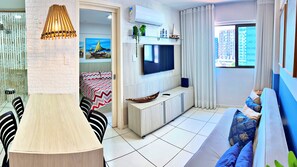 APT 605 | Living area - Vacanze - Gales da Pajuçara (Maceió)