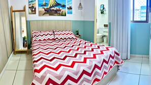 公寓 | 1 多间卧室、高档床上用品、加厚床垫、特色装修